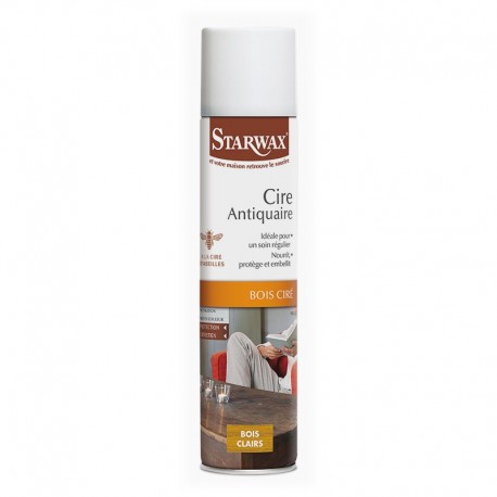 CIRE ANTIQUAIRE AEROSOL BOIS CLAIRS 300ML 