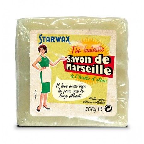 SAVON DE MARSEILLE CUBE OLIVE 300G STARWAX THE FABULOUS