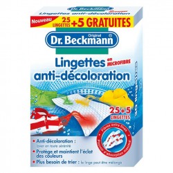 DR. BECKMANN LINGETTES ANTI DECOLORATION  20 FEUILLES 