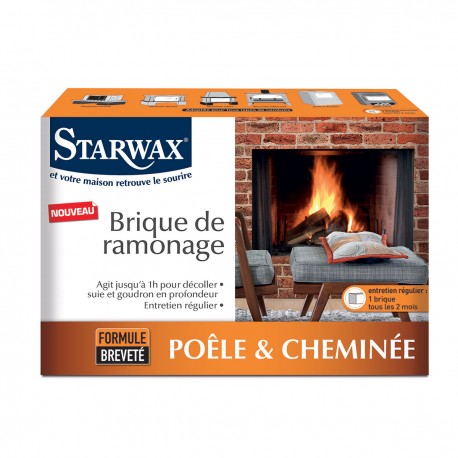 BRIQUE DE RAMONAGE STARWAX