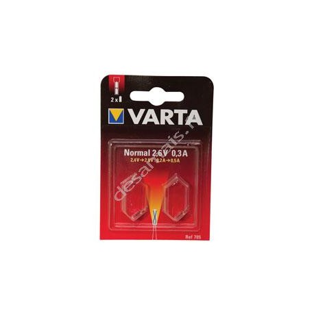 Ampoule varta 2.6v 0.3a bl2 705 