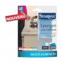 2 EPONGES MICROFIBRES STARWAX