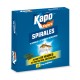 SPIRALES ANTI-MOUSTIQUES INCASSABLES KAPO X10