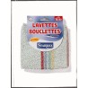 LOT 2 LAVETTES BOUCLETTES COULEURS ASSORTIES 32X32 