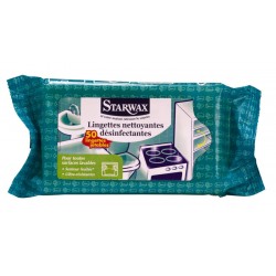 LINGETTES NETTOYANT DESINFECTANT ANTIQUAIRE X 50 STARWAX