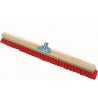 BALAI 80 CM CANTONNIER ROUGE + DOUILLE METAL