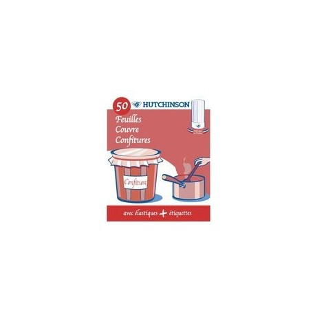 50 couvre confitures HUTCHINSON