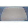 Assiette plate rectangulaire