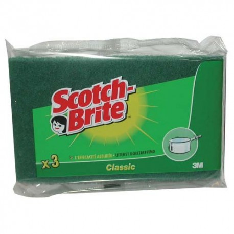 TAMPON SCOTCH-BRITE VERT X3 158X95 