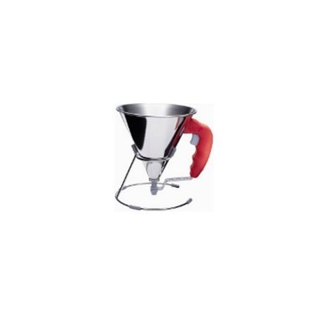 Mini entonnoir à piston 'kwik rouge' DE BUYER