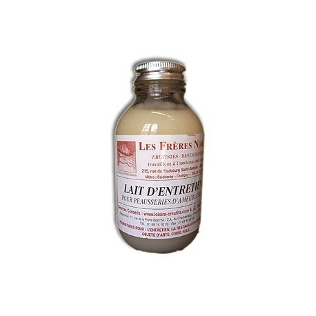 Droguerie Lafanechere (droguiste depuis 1931) : LAIT D'ENTRETIEN POUR CUIR  250 ml des Frères NORDIN