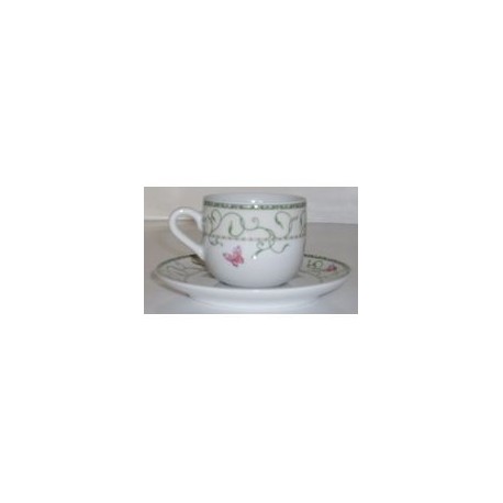 Paire tasse à café 11 cl 'butterfly'