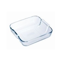 Plat carré 21 cm PYREX