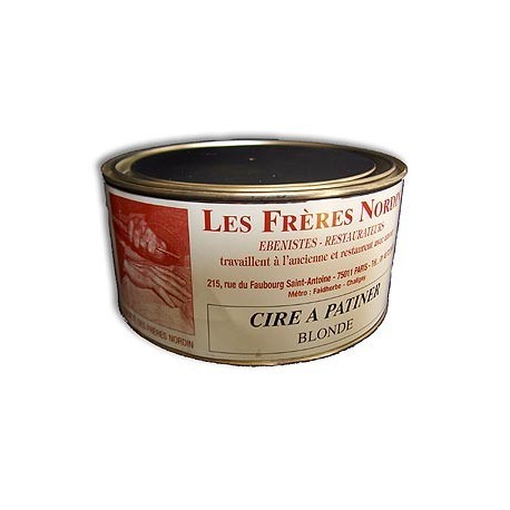 CIRE A PATINER BLONDE 5 kg des Frères NORDIN