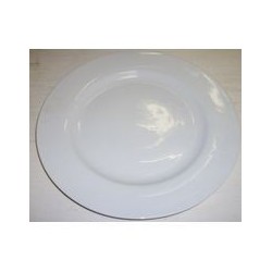 Plat rond 'blanc' 30,5 cm