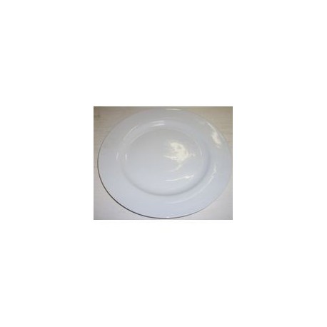 Plat rond 'blanc' 30,5 cm