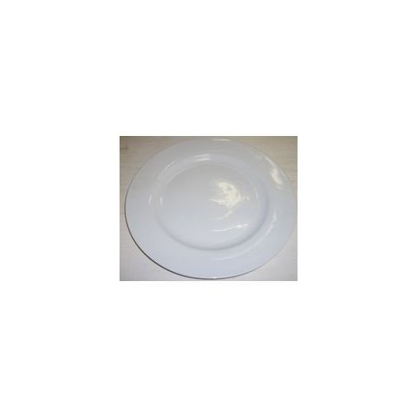 Plat rond 'blanc' 30,5 cm