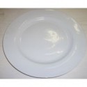 Plat rond 'blanc' 30,5 cm